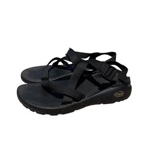 Chaco Black Strappy Sport Sandals
